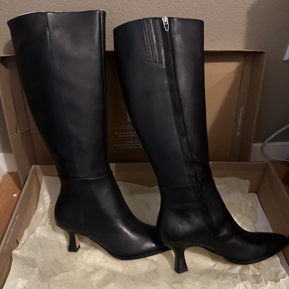 Dolce Vita Black Heeled Boots